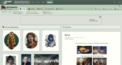 Desktop Screenshot of dewmanna.deviantart.com