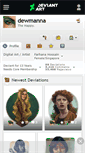 Mobile Screenshot of dewmanna.deviantart.com