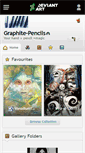 Mobile Screenshot of graphite-pencils.deviantart.com