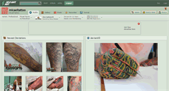 Desktop Screenshot of micaeltattoo.deviantart.com