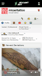Mobile Screenshot of micaeltattoo.deviantart.com