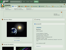 Tablet Screenshot of canazza.deviantart.com