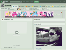 Tablet Screenshot of ameobia.deviantart.com