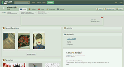 Desktop Screenshot of elaine1691.deviantart.com