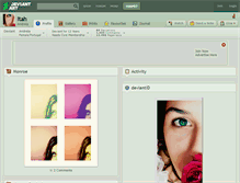 Tablet Screenshot of itah.deviantart.com