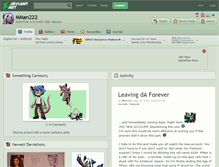 Tablet Screenshot of mman222.deviantart.com