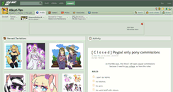 Desktop Screenshot of kikuri-tan.deviantart.com