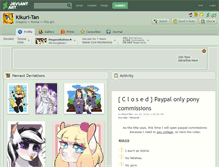 Tablet Screenshot of kikuri-tan.deviantart.com