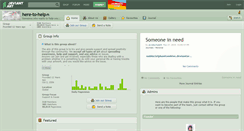 Desktop Screenshot of here-to-help.deviantart.com