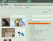 Tablet Screenshot of kateriii.deviantart.com