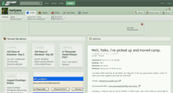 Desktop Screenshot of mellyane.deviantart.com
