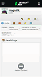 Mobile Screenshot of magnifik.deviantart.com
