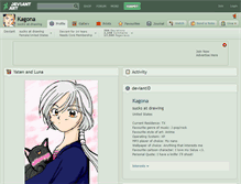 Tablet Screenshot of kagona.deviantart.com