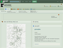 Tablet Screenshot of grimsdyke.deviantart.com