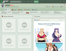 Tablet Screenshot of crubat.deviantart.com