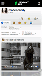Mobile Screenshot of model-candy.deviantart.com