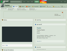 Tablet Screenshot of heylen.deviantart.com