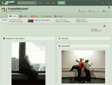 Tablet Screenshot of frostofoblivioniv.deviantart.com