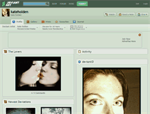 Tablet Screenshot of kateholden.deviantart.com