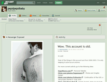 Tablet Screenshot of pepsipepsibaby.deviantart.com