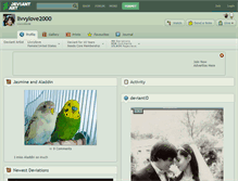 Tablet Screenshot of livvylove2000.deviantart.com