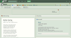 Desktop Screenshot of myror.deviantart.com
