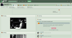 Desktop Screenshot of halo2007111.deviantart.com