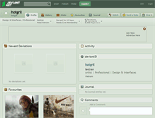 Tablet Screenshot of hotgril.deviantart.com
