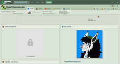 Desktop Screenshot of dudewheresmylion.deviantart.com