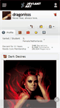 Mobile Screenshot of dragonisss.deviantart.com