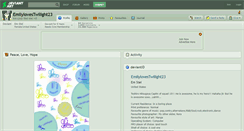 Desktop Screenshot of emilylovestwilight23.deviantart.com