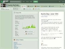 Tablet Screenshot of munto-fanclub.deviantart.com