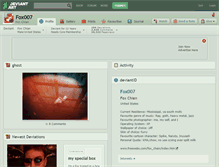 Tablet Screenshot of fox007.deviantart.com