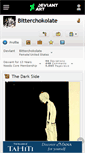 Mobile Screenshot of bitterchokolate.deviantart.com