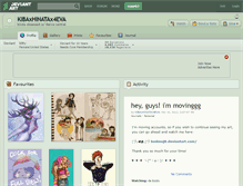 Tablet Screenshot of kibaxhinatax4eva.deviantart.com