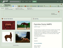 Tablet Screenshot of fareview.deviantart.com