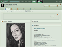 Tablet Screenshot of burymeinblack1989.deviantart.com