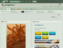 Tablet Screenshot of getsugakitsune.deviantart.com