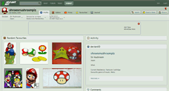 Desktop Screenshot of ohnoesmushroomplz.deviantart.com
