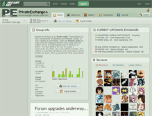 Tablet Screenshot of privateexchange.deviantart.com