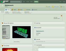 Tablet Screenshot of lipiessoucers.deviantart.com