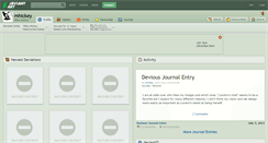 Desktop Screenshot of mhickey.deviantart.com