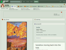 Tablet Screenshot of inchie.deviantart.com