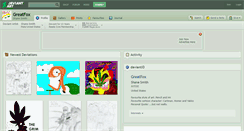 Desktop Screenshot of greatfox.deviantart.com