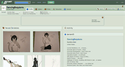 Desktop Screenshot of dancingrequiems.deviantart.com