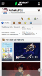 Mobile Screenshot of kohakufox.deviantart.com