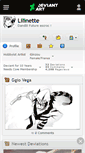 Mobile Screenshot of lilinette.deviantart.com