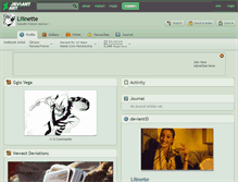 Tablet Screenshot of lilinette.deviantart.com