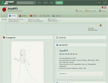 Tablet Screenshot of anya893.deviantart.com