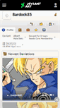 Mobile Screenshot of bardock85.deviantart.com
